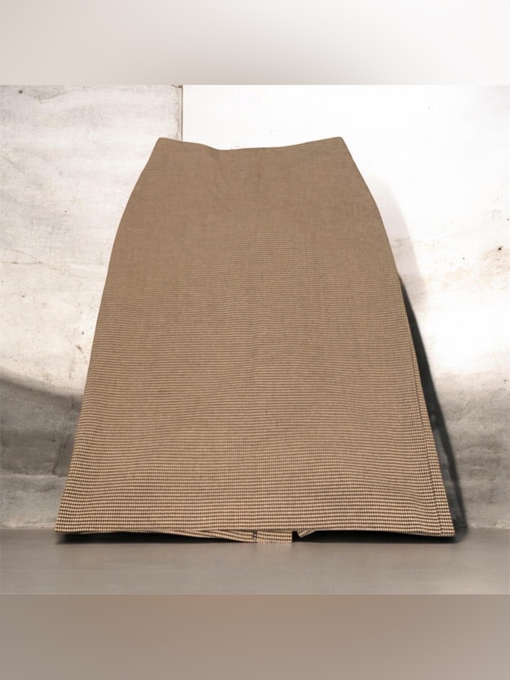 Henne Tan Pencil Skirt